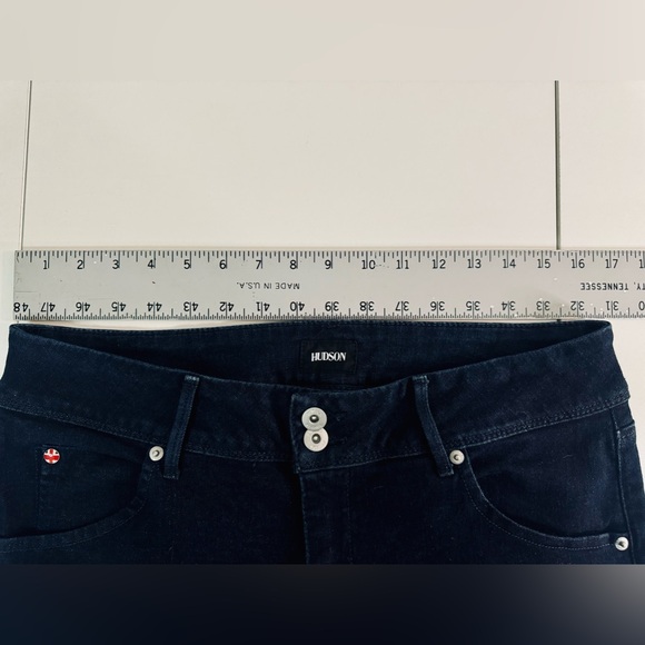 Hudson Jeans Signature Colin Midrise Bootcut Dark Wash Size 31 NEW ! - Picture 12 of 15